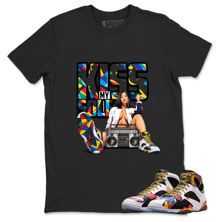 Kiss My Sole Graphic Tee, Shirt to Match Air Jordan 7 Miro, Air Jordan 7 Miro Unisex Shirt