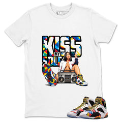 Kiss My Sole Graphic Tee, Shirt to Match Air Jordan 7 Miro, Air Jordan 7 Miro Unisex Shirt