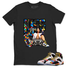 Kiss My Sole Graphic Tee, Shirt to Match Air Jordan 7 Miro, Air Jordan 7 Miro Unisex Shirt