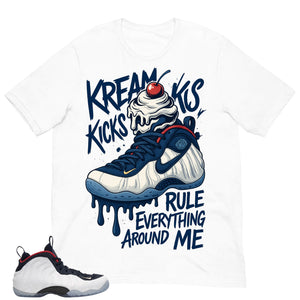 Kream Kicks Shirt - Match Air Foamposite One PRM Olympic