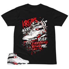 Graphic Tee to Matching Bugs Bunny 8s Kream Kicks Shirt