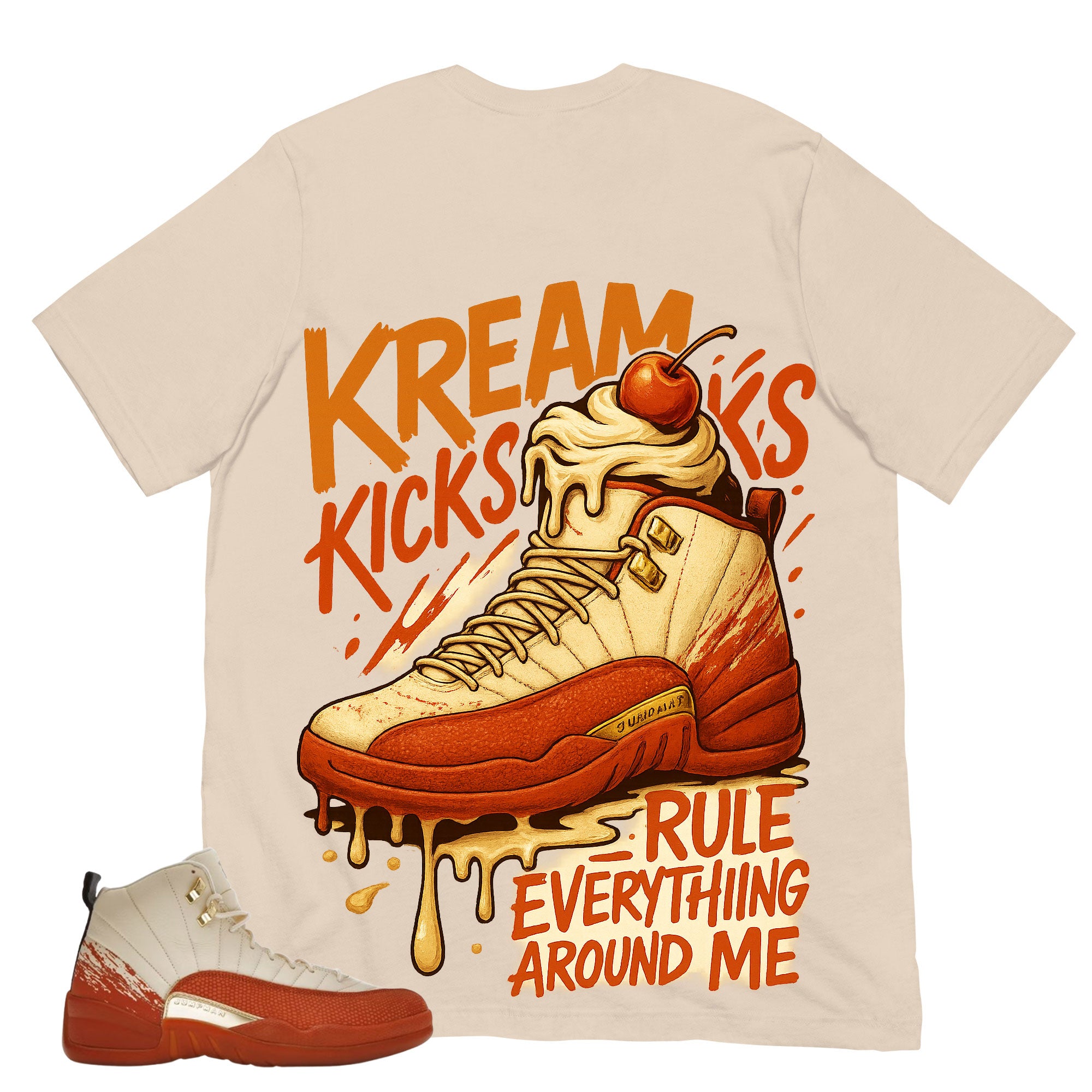 Kream Kicks Shirt - Match Eastside Golf x Air Jordan 12 'Out the Mud'