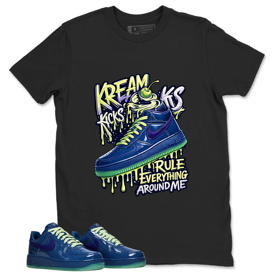 Kream Kicks Graphic Tee, Shirt to Match Air Force 1 Mystic Navy, Air Force 1 Unisex Shirt