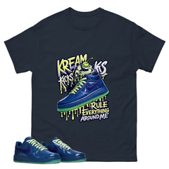 Kream Kicks Graphic Tee, Shirt to Match Air Force 1 Mystic Navy, Air Force 1 Unisex Shirt