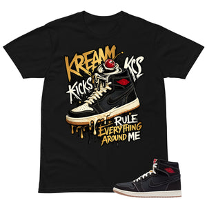 Kream Kicks Shirt - Match Air Jordan 1 Flight Club