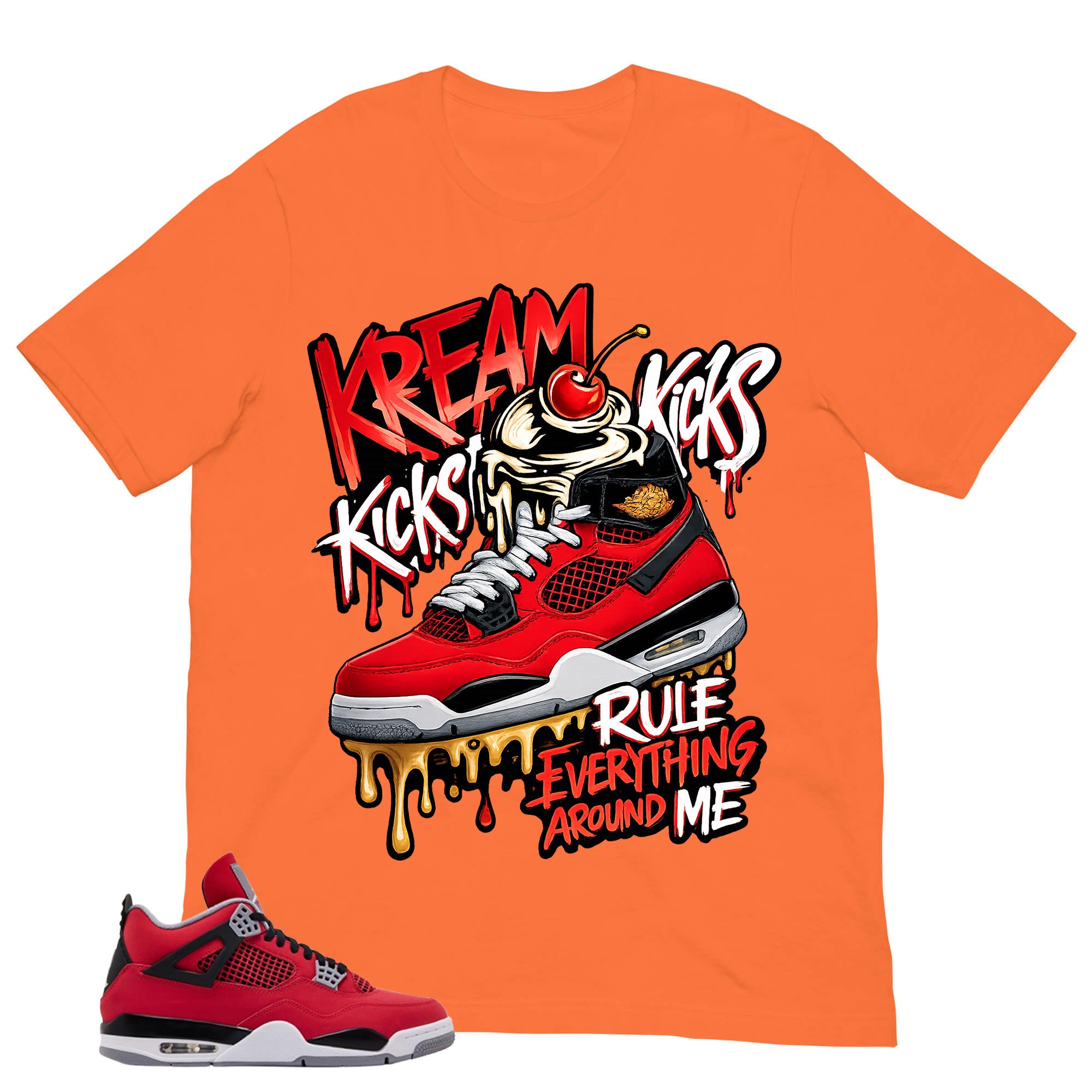 Kream Kicks Shirt - Match Air Jordan 4 Toro Bravo