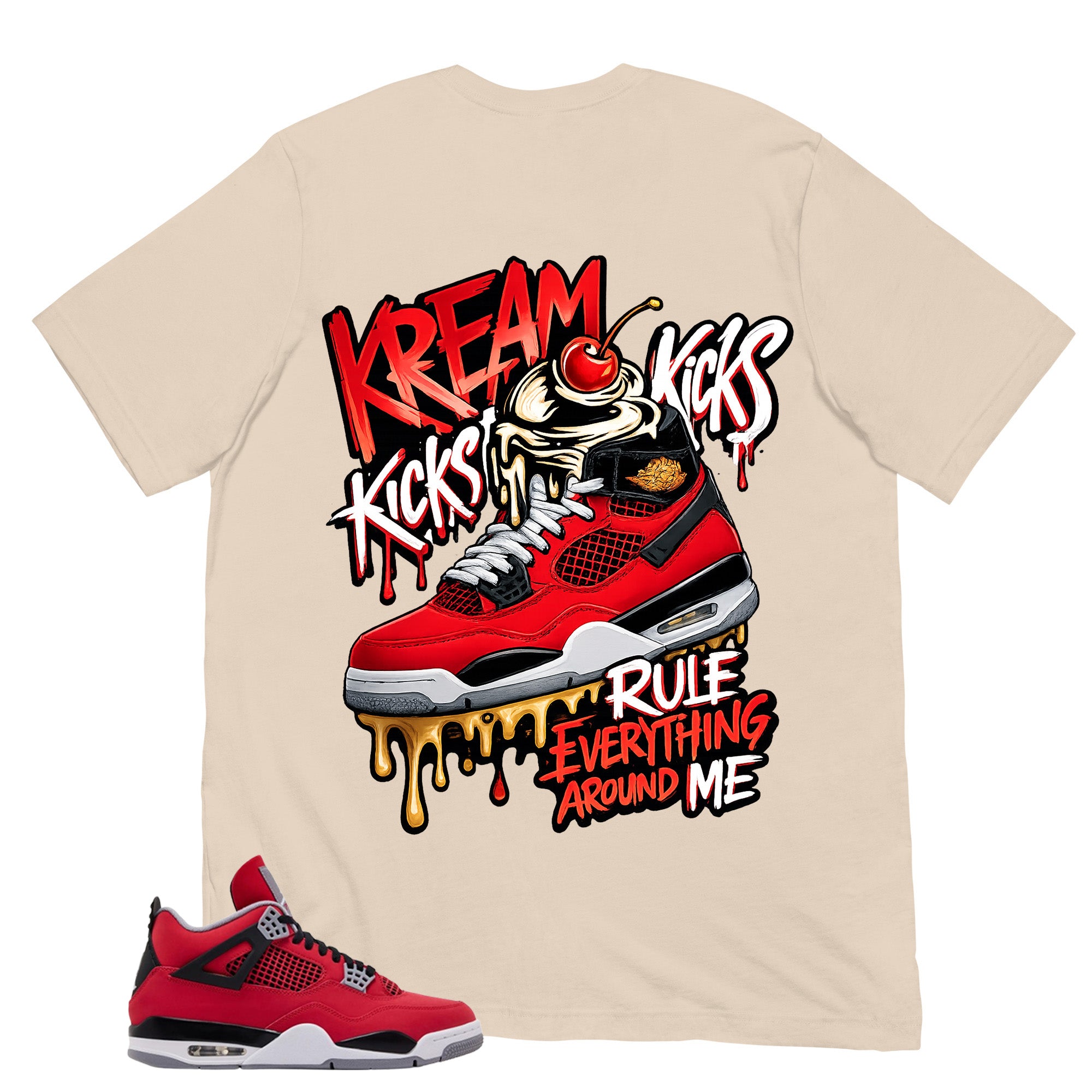 Kream Kicks Shirt - Match Air Jordan 4 Toro Bravo