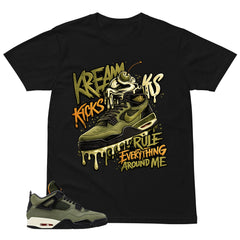 Kream Kicks Shirt - Match  Air Jordan 4 Undefeated