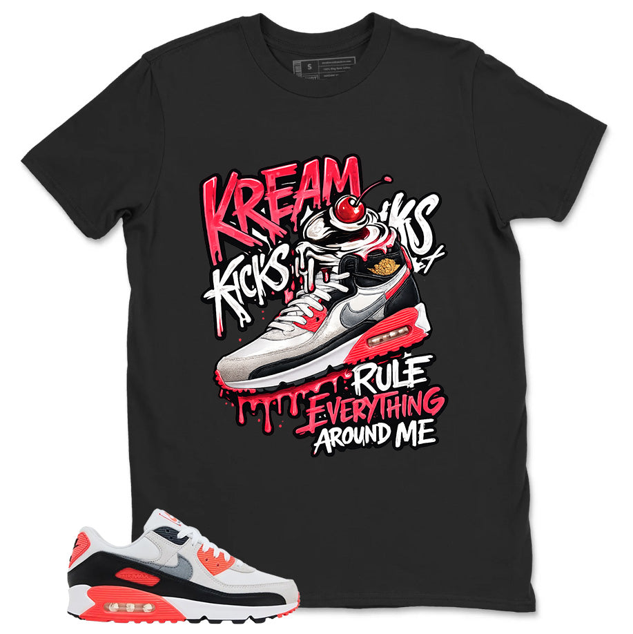 Kream Kicks Shirt - Match Air Max 90 Infrared