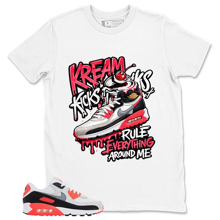 Kream Kicks Shirt - Match Air Max 90 Infrared