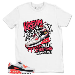 Kream Kicks Shirt - Match Air Max 90 Infrared