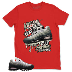 Kream Kicks Shirt - Match Air Max 95 Big Bubble