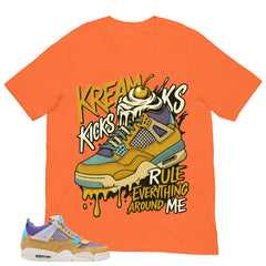 Kream Kicks Shirt - Match Union LA x Air Jordan 4 Desert Moss