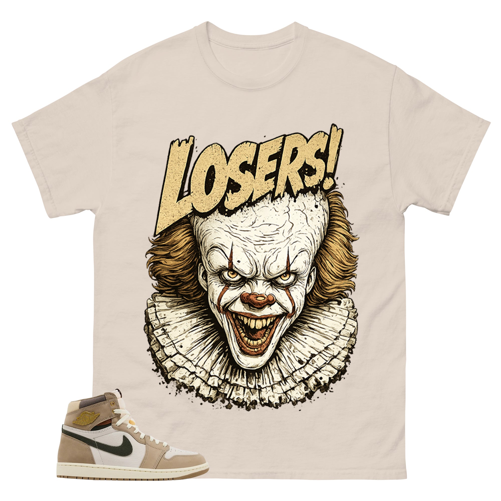 Loser IT Shirt - Match Cream Wmns Air Jordan 1 Khaki