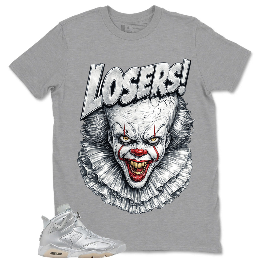 Losers It Shirt - Match Air Jordan 6 x Paris Saint-Germain Metallic Silver