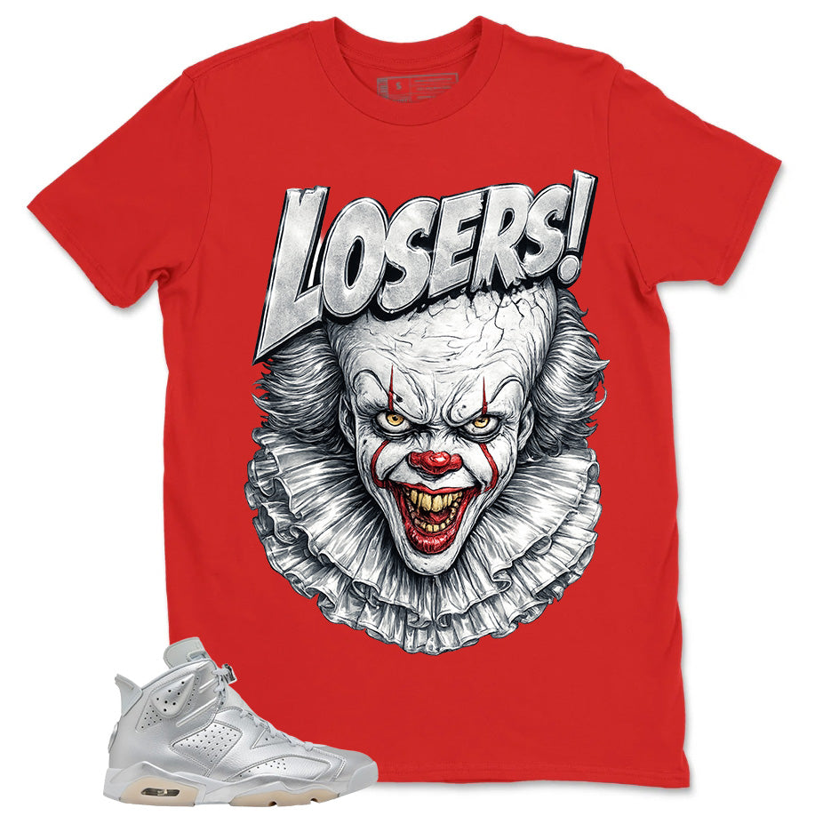 Losers It Shirt - Match Air Jordan 6 x Paris Saint-Germain Metallic Silver