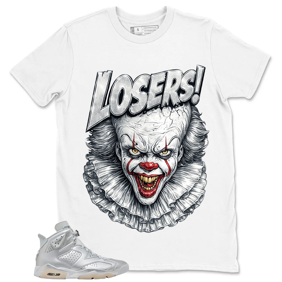 Losers It Shirt - Match Air Jordan 6 x Paris Saint-Germain Metallic Silver