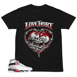 Graphic Tee to Matching 8s Bugs Bunny Love Hurt Shirt