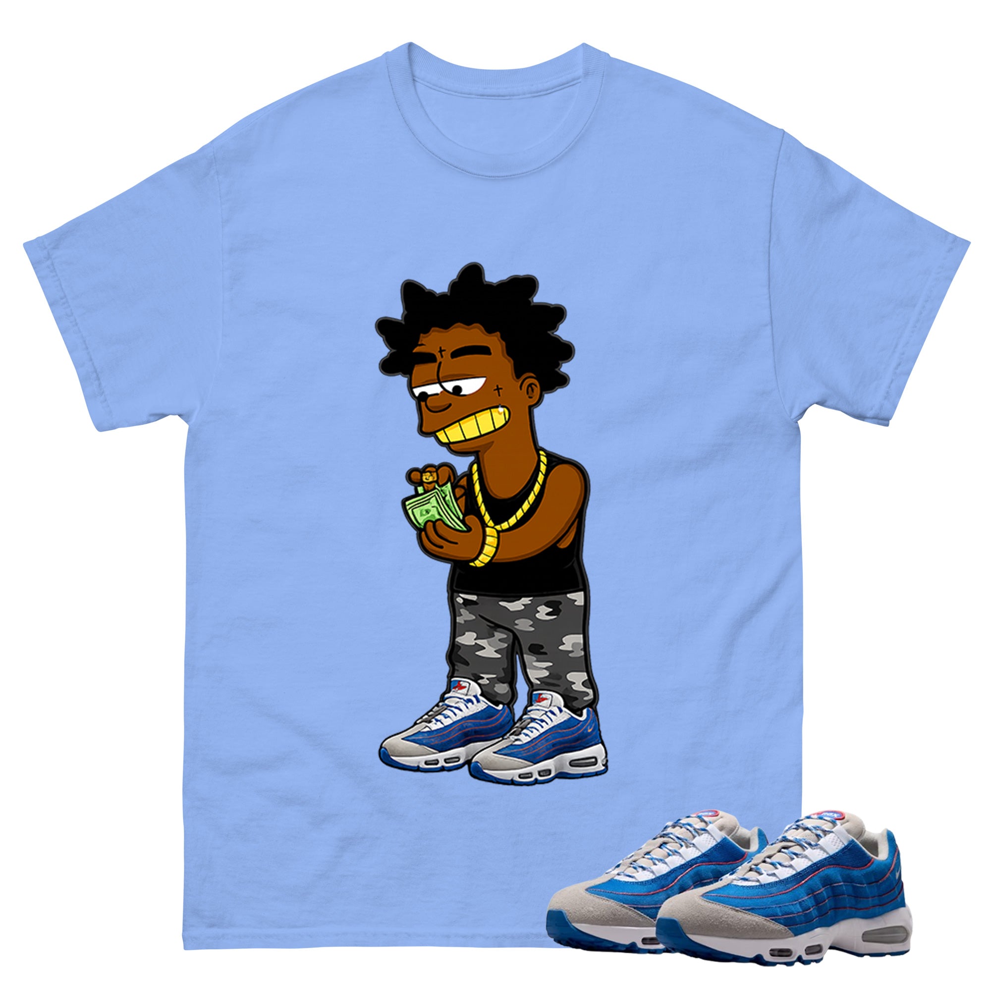 Loyalty Graphic Tee, Shirt to Match Air Max 95 Big Bubble Blue, Air Max 95 Big Bubble Blue Lawson Unisex Shirt