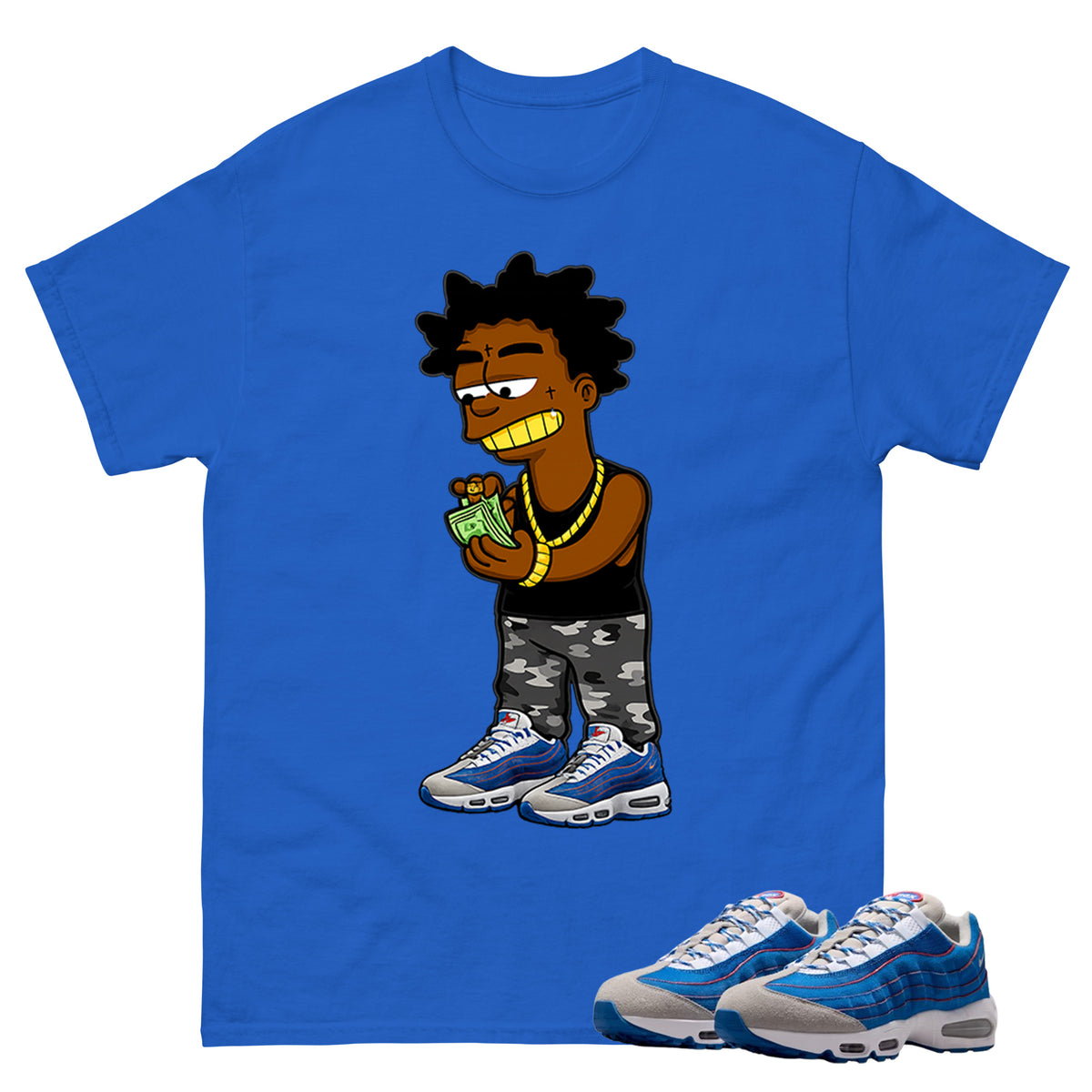 Loyalty Graphic Tee, Shirt to Match Air Max 95 Big Bubble Blue, Air Max 95 Big Bubble Blue Lawson Unisex Shirt