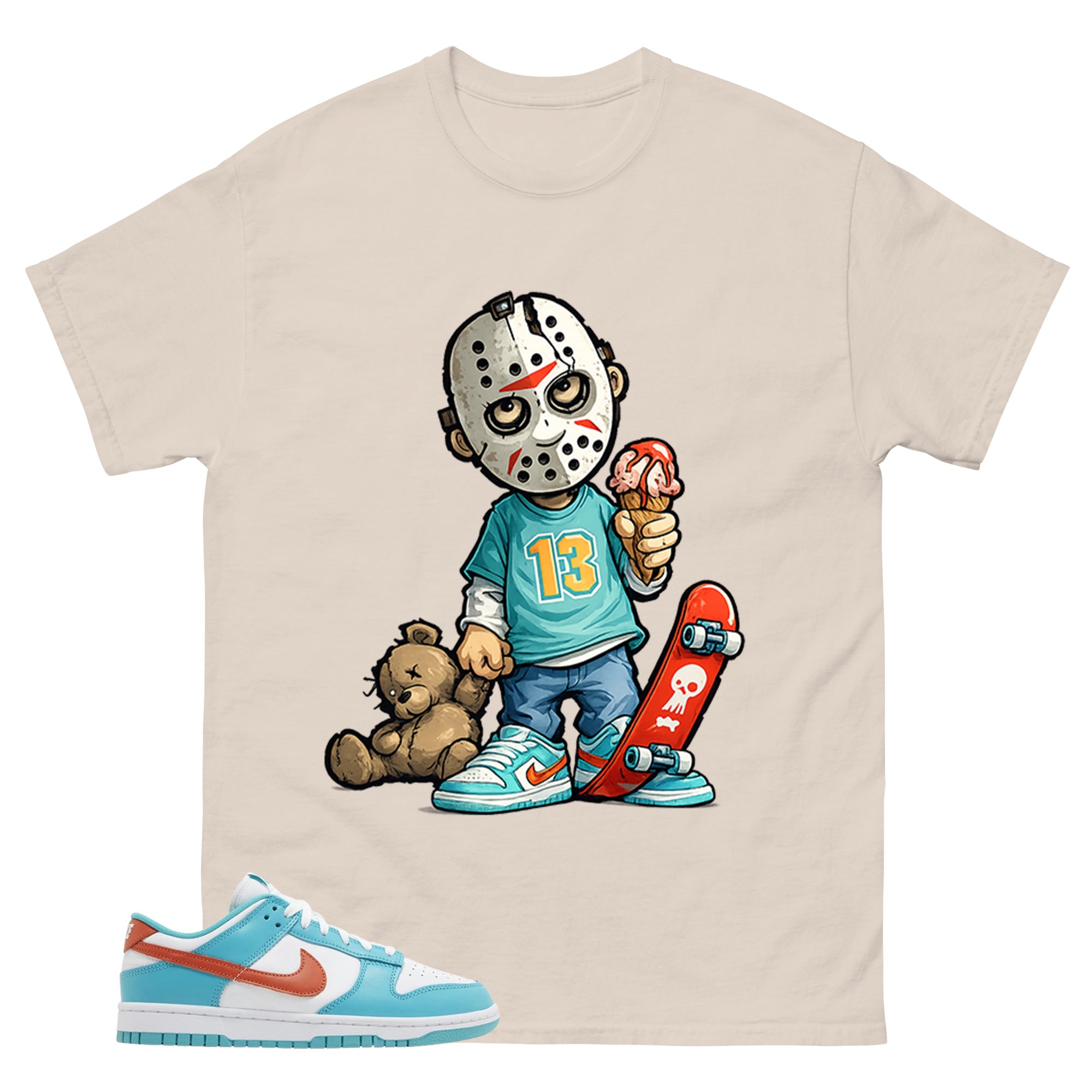 Lucky 13 Little Jason Shirt - Match Green Dunk Low Miami Dolphins