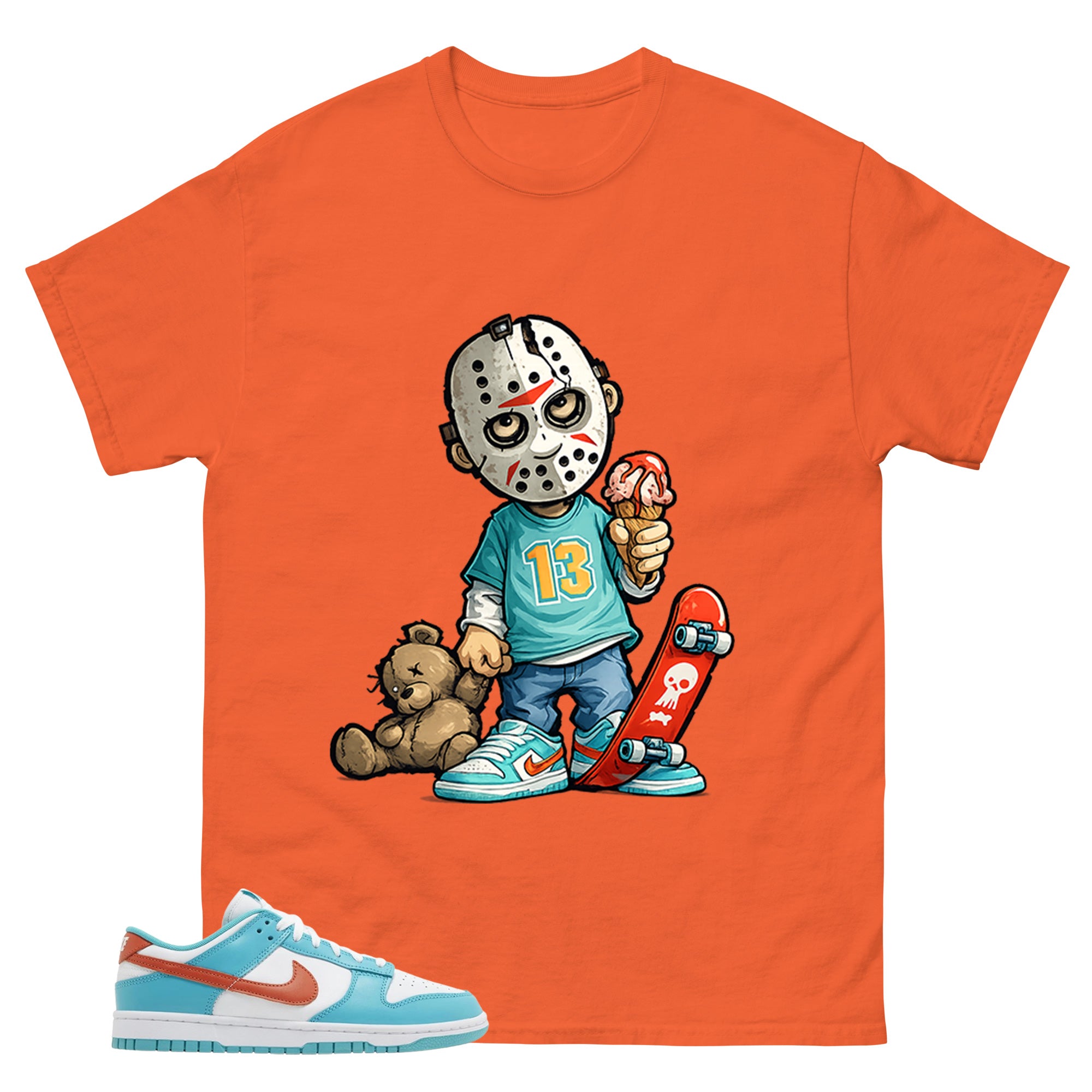 Lucky 13 Little Jason Shirt - Match Green Dunk Low Miami Dolphins