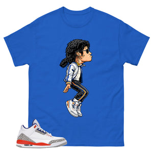 M.Jackson Tiptoe Shirt - Match Blue Air Jordan 3 Knicks