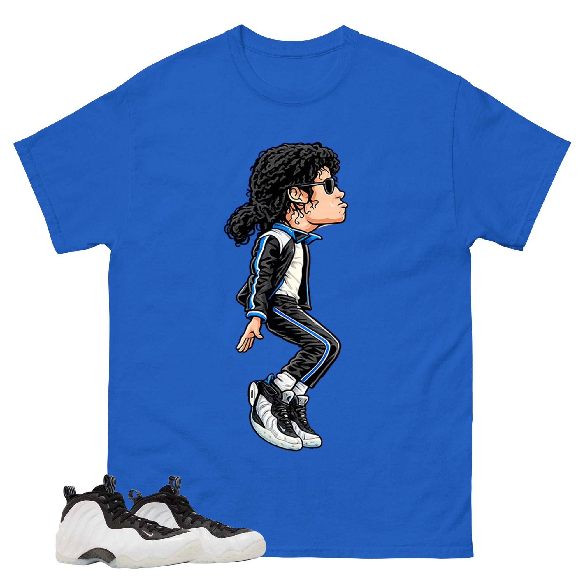 M.Jackson Titptoe Graphic Tee - Shirt to Match Air Foamposite One Penny