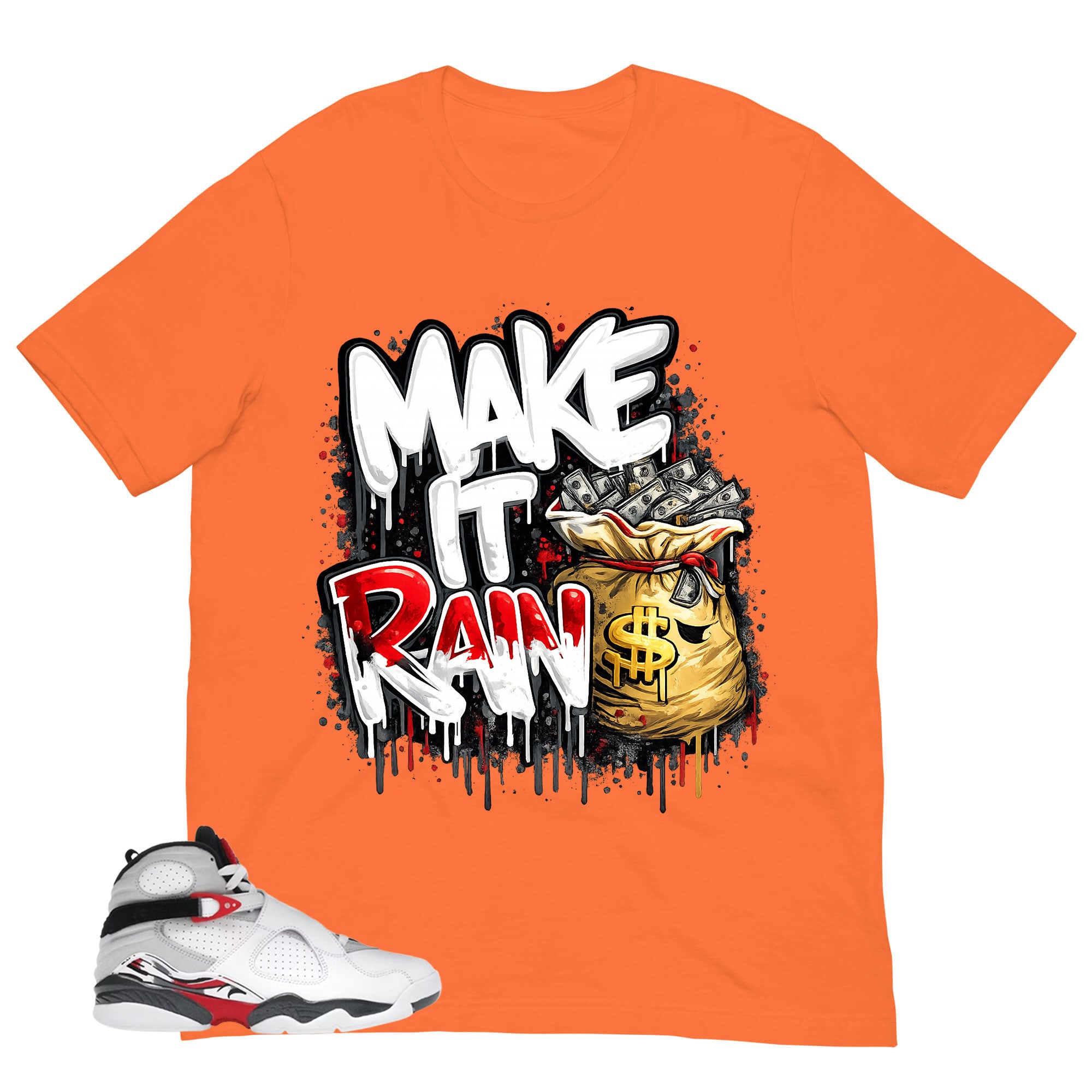 Graphic Tee to Matching Bugs Bunny 8s Make It Rain Shirt