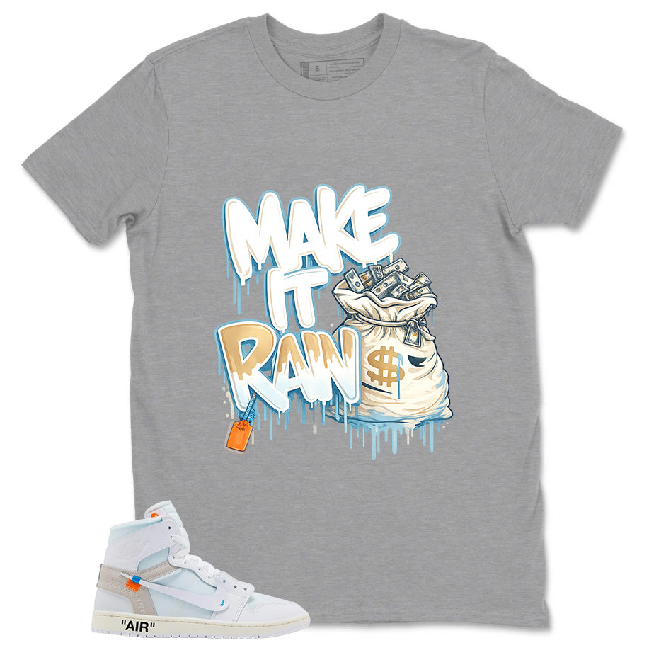 Make It Rain Shirt - Match Virgil Abloh x Air Jordan 1 Alaska
