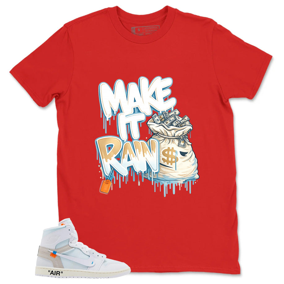 Make It Rain Shirt - Match Virgil Abloh x Air Jordan 1 Alaska