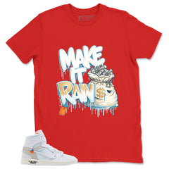 Make It Rain Shirt - Match Virgil Abloh x Air Jordan 1 Alaska