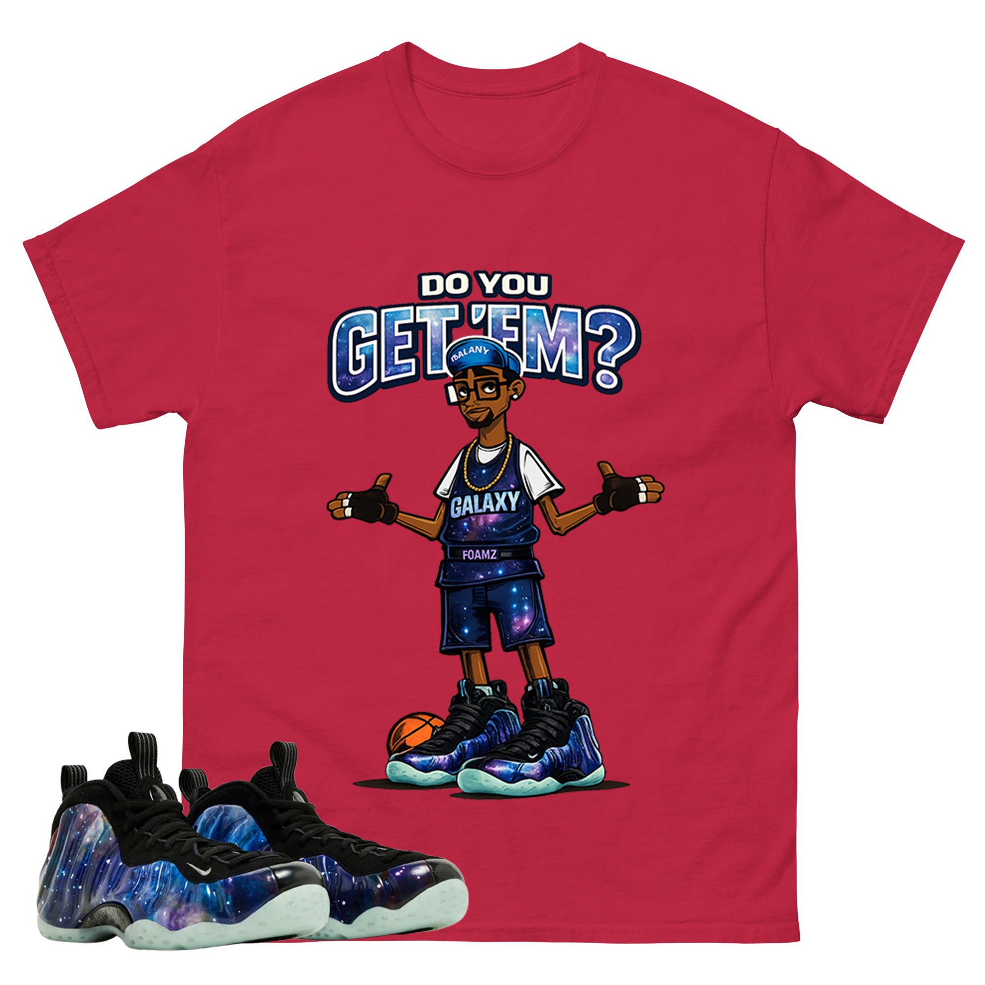 Mars Blackmon Graphic Tee, Shirt to Match Air Foamposite One Galaxy, Air Foamposite Unisex Black Shirt