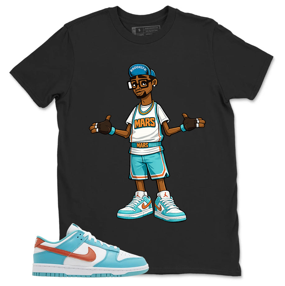 Mars Blackmon Shirt - Match Green Dunk Low Miami Dolphins