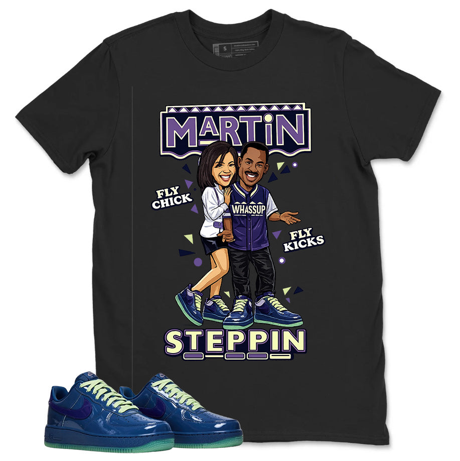 Martin Steppin Graphic Tee, Shirt to Match Air Force 1 Mystic Navy, Air Force 1 Unisex Shirt