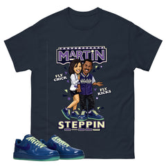 Martin Steppin Graphic Tee, Shirt to Match Air Force 1 Mystic Navy, Air Force 1 Unisex Shirt