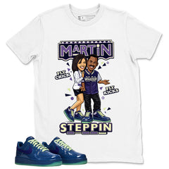 Martin Steppin Graphic Tee, Shirt to Match Air Force 1 Mystic Navy, Air Force 1 Unisex Shirt