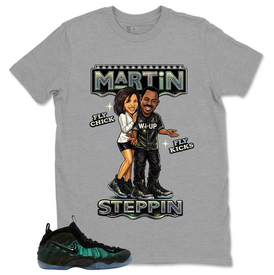 Martin Steppin Shirt - Match Air Foamposite Pro Pine Green