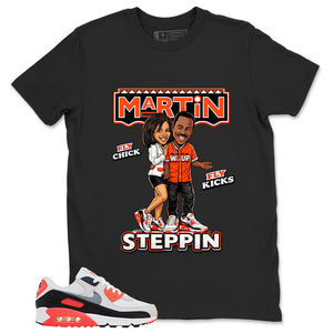 Martin Steppin Shirt - Match Air Max 90 Infrared
