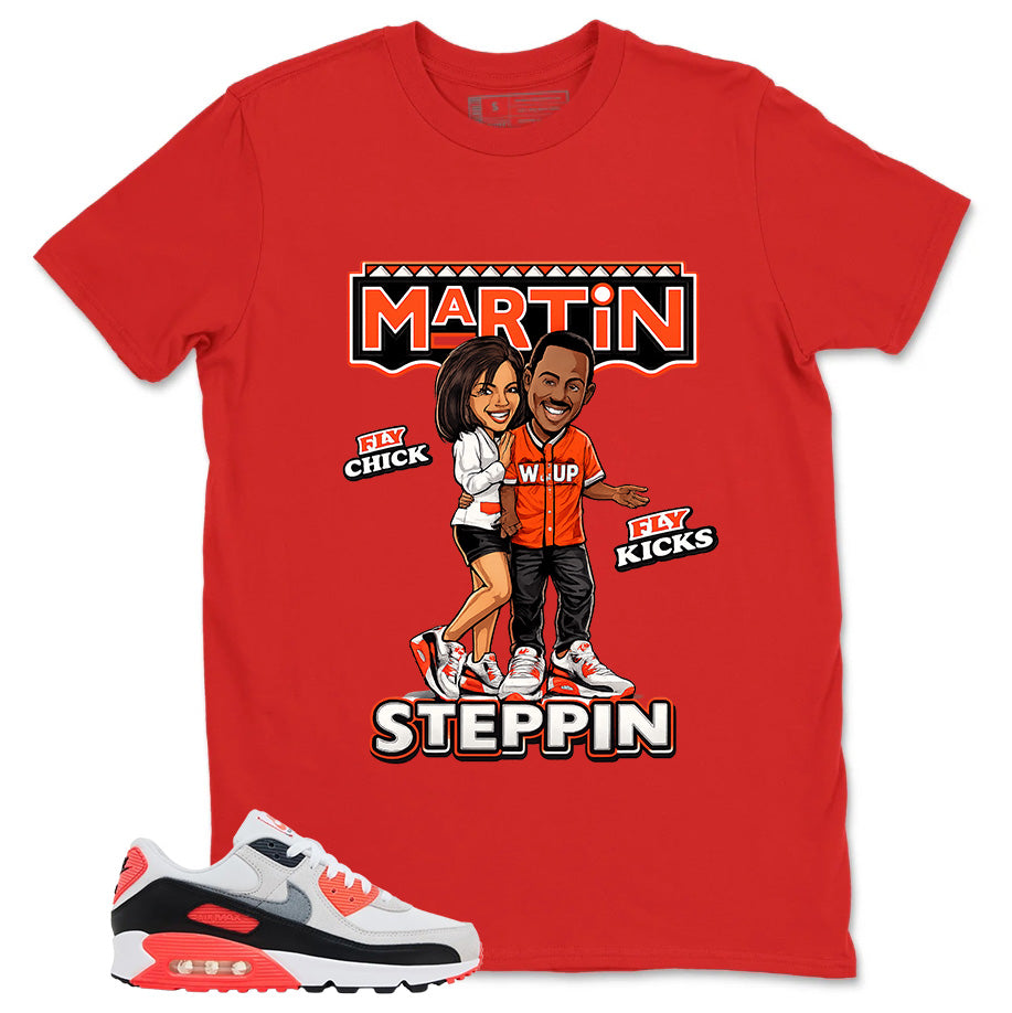 Martin Steppin Shirt - Match Air Max 90 Infrared