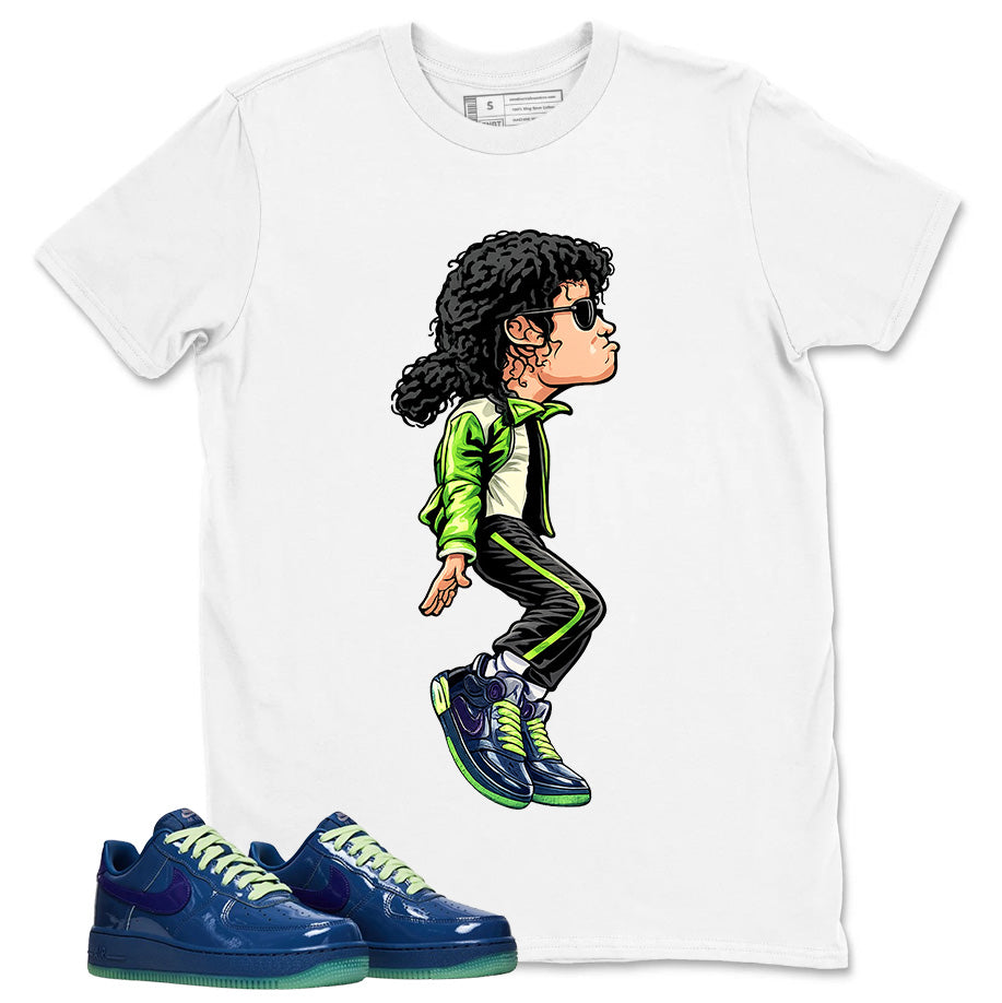 Michael Jackson Tiptoe Graphic Tee, Shirt to Match Air Force 1 Mystic Navy, Air Force 1 Unisex Shirt