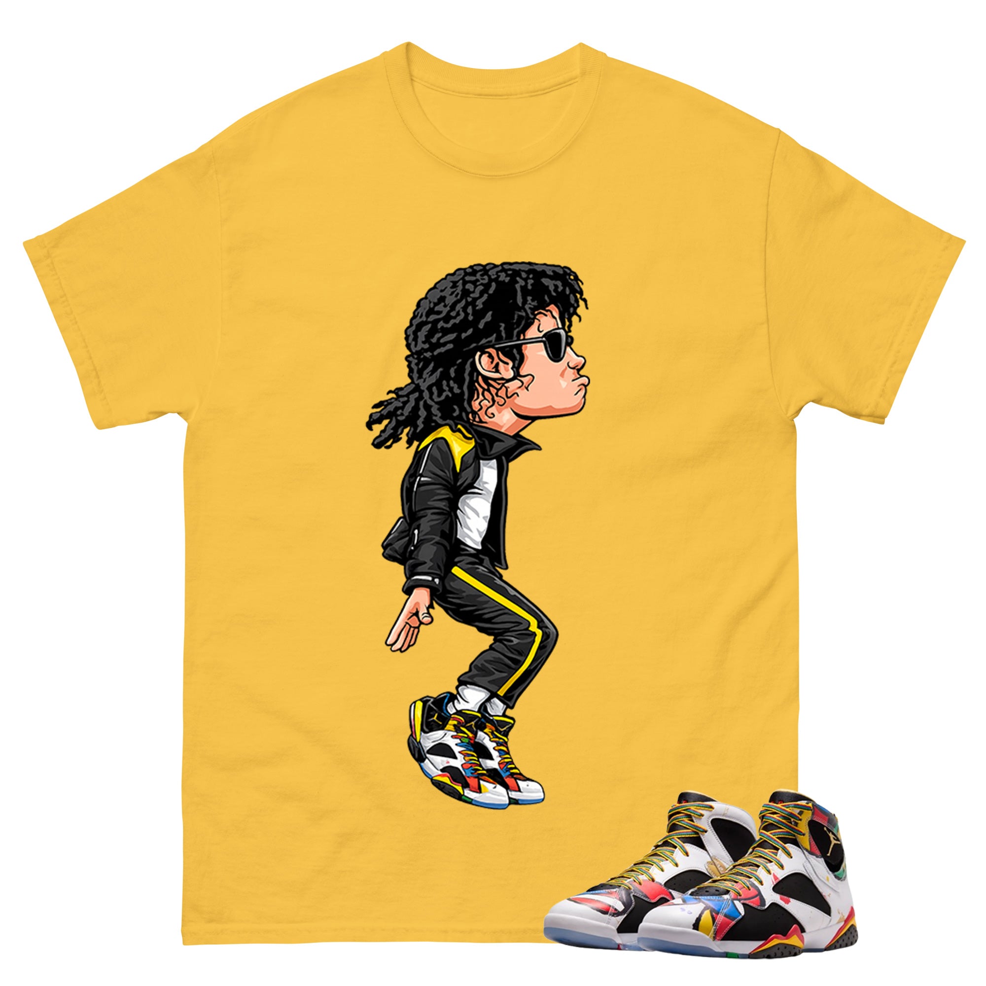 Michael Jackson Tiptoe Graphic Tee, Shirt to Match Air Jordan 7 Miro, Air Jordan 7 Miro Unisex Shirt