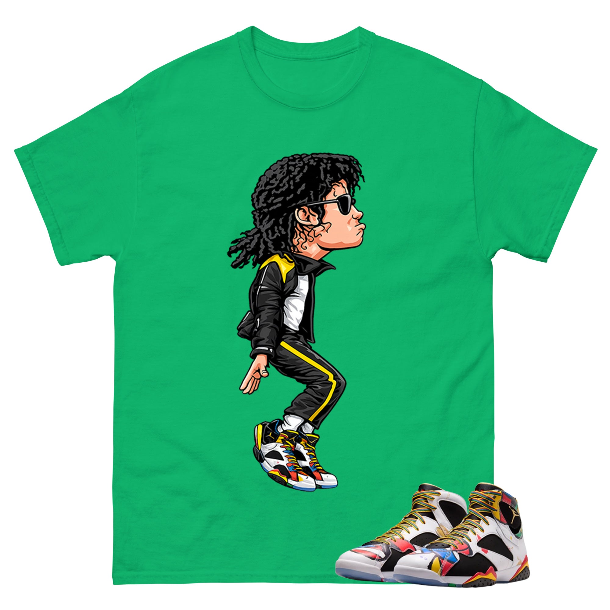Michael Jackson Tiptoe Graphic Tee, Shirt to Match Air Jordan 7 Miro, Air Jordan 7 Miro Unisex Shirt