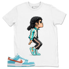 Micheal Jackson Tiptoe Shirt - Match Green Dunk Low Miami Dolphins