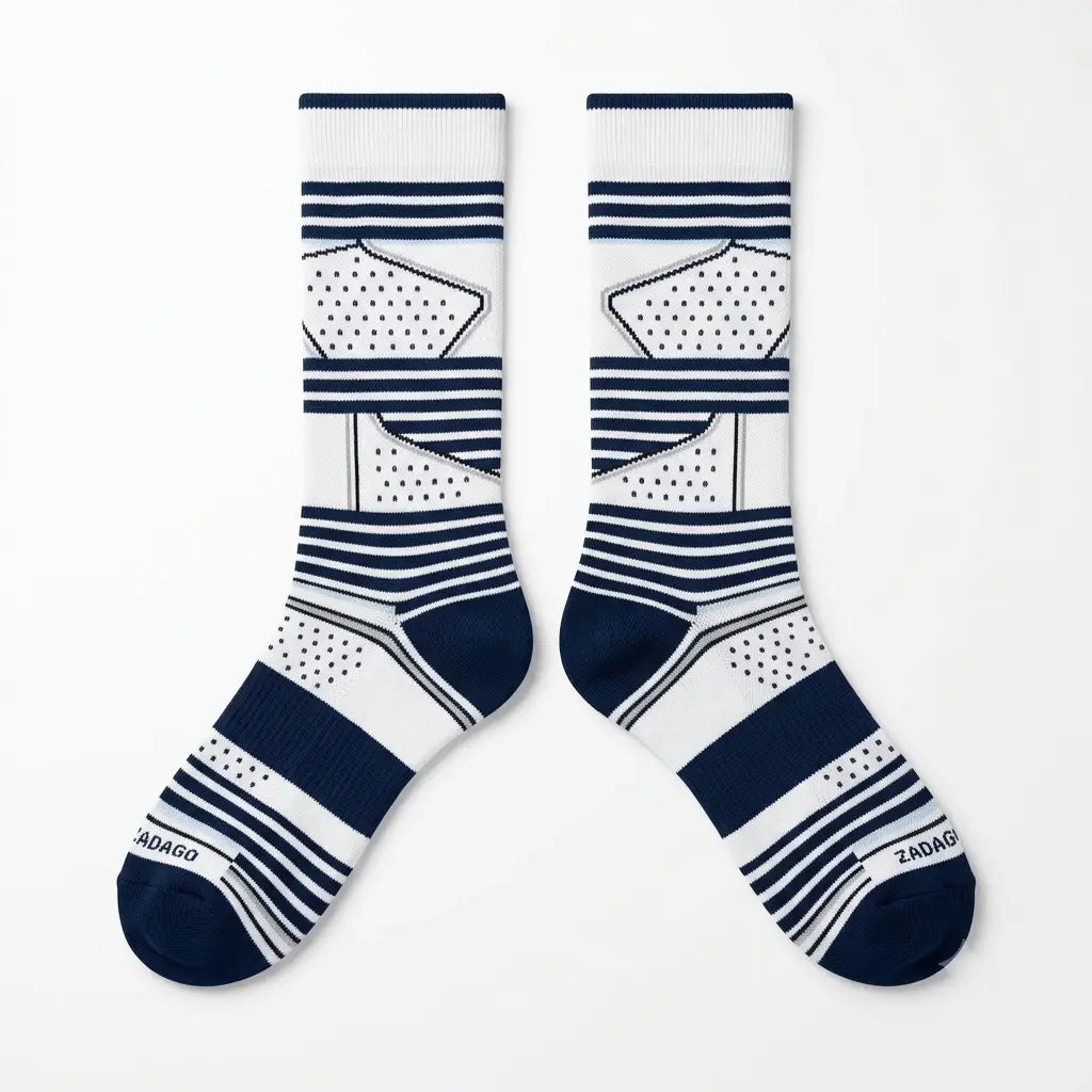 Midnight Navy Socks – Air Jordan 6 Retro Inspired Mid-Calf Unisex Crew Socks