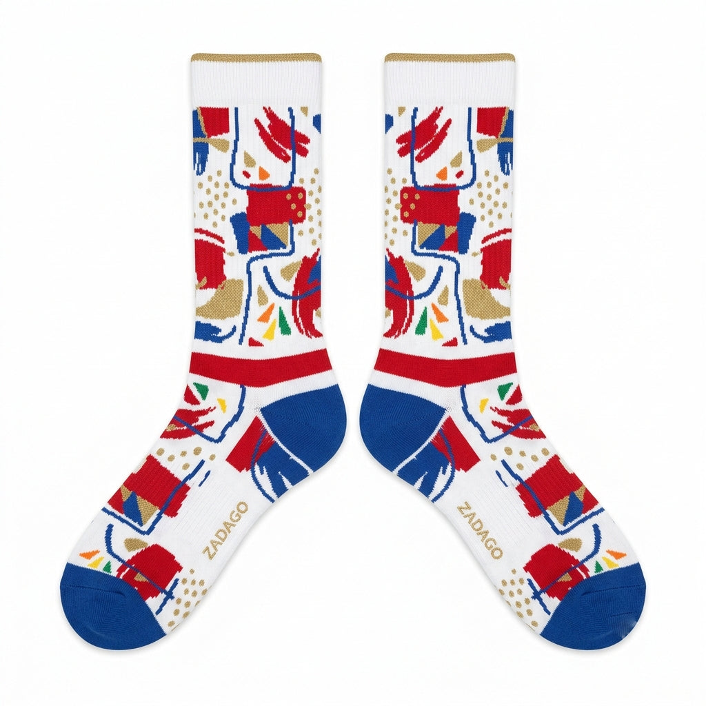 Miro 2026 Socks – Air Jordan 7 Retro Inspired Mid-Calf Unisex Crew Socks