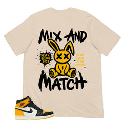 Mix And Match Shirt - Match Air Jordan 1 Yellow Toe