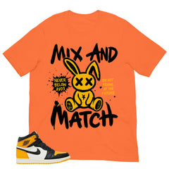 Mix And Match Shirt - Match Air Jordan 1 Yellow Toe