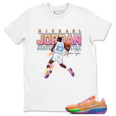 MJ 23 North Carolina Shirt - Match Dylan Harper x Air Zoom GT Cut Tri-State