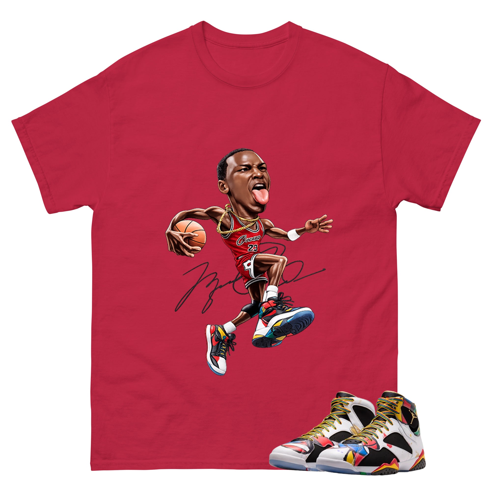 MJ Legend Graphic Tee, Shirt to Match Air Jordan 7 Miro, Air Jordan 7 Miro Unisex Shirt